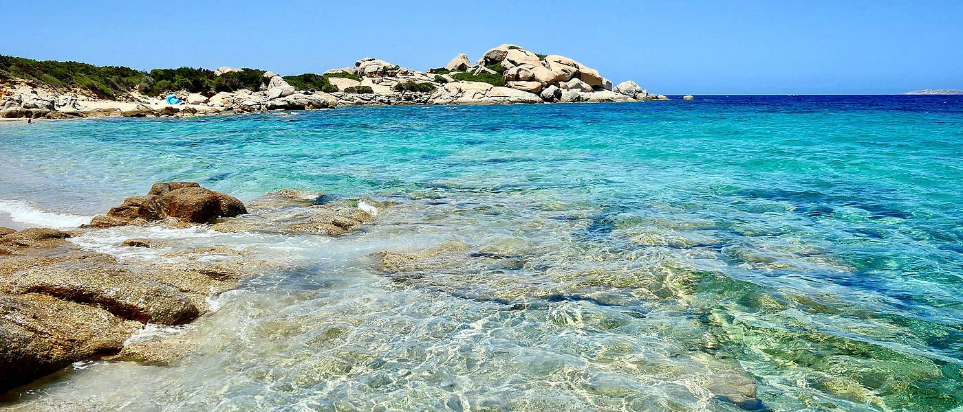 Sardinia Italy 10 July 2017 Aerial View Of The Amazing Beach With