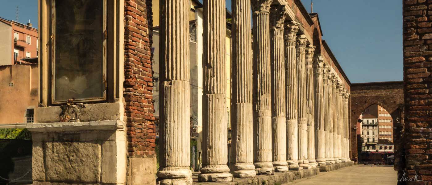 San Lorenzo Columns Wheelchair Milan Accessible Italy Tours